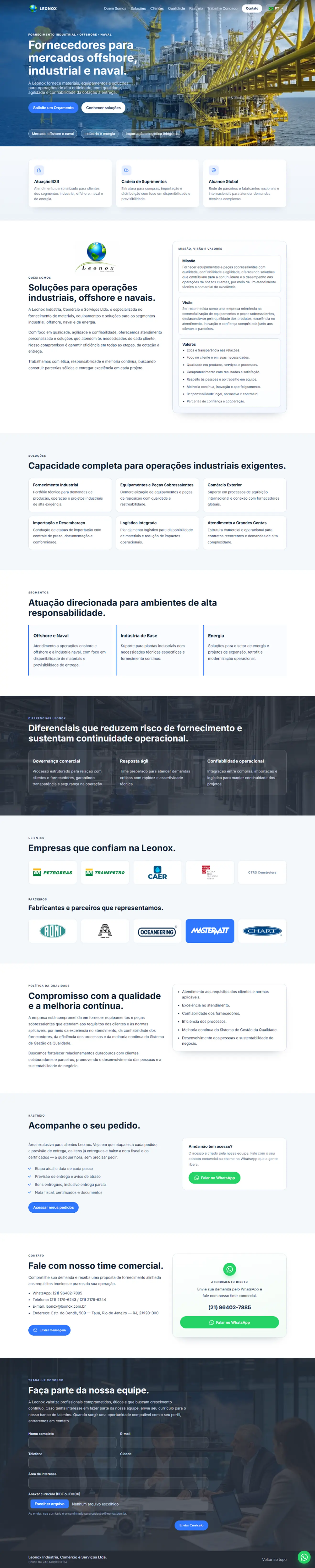 Site Institucional Leonox